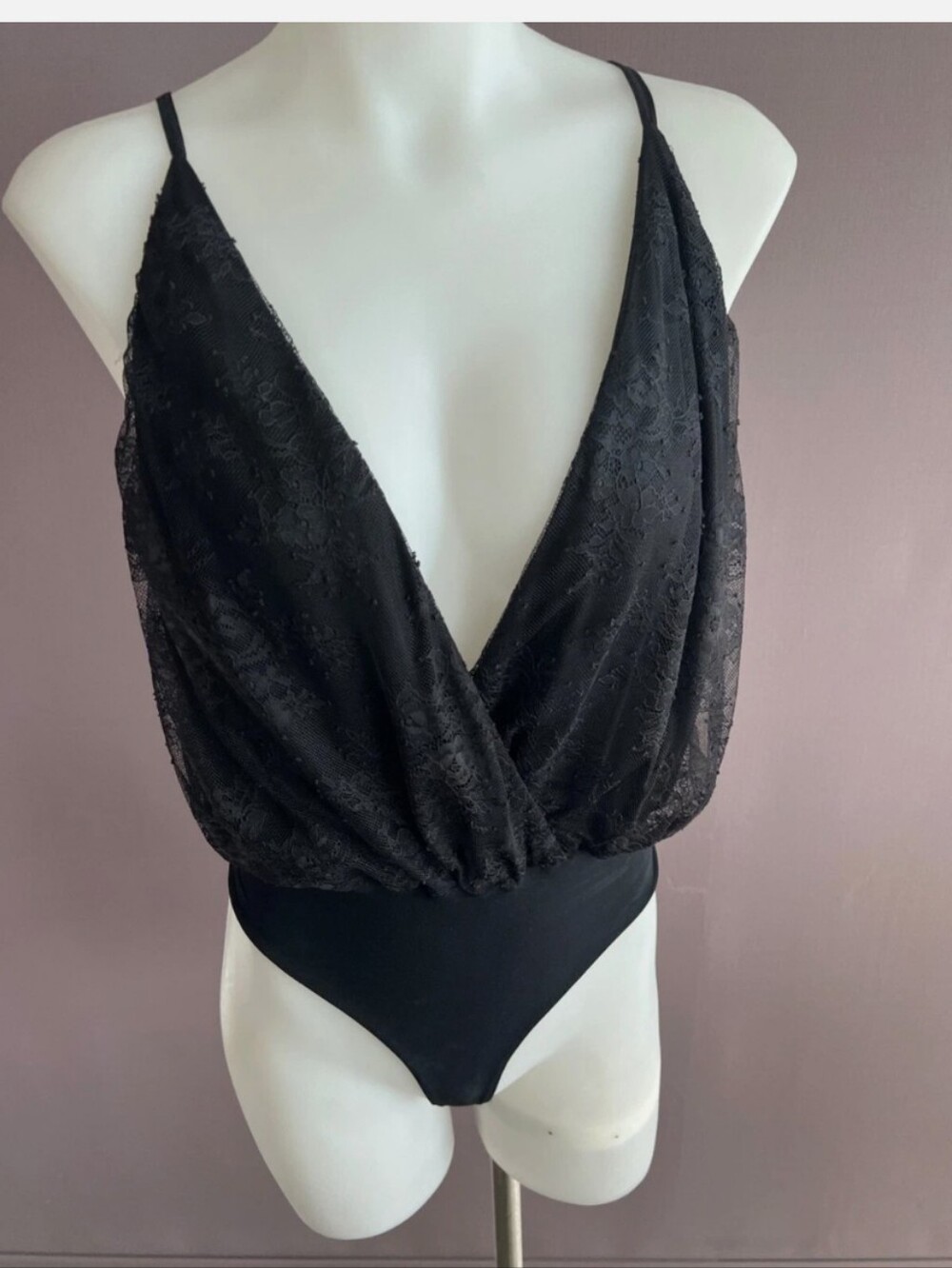 Alice & Olivia Velvet-like Bodysuit